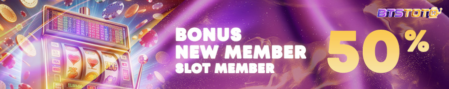 bonus new member baru slot online 50%